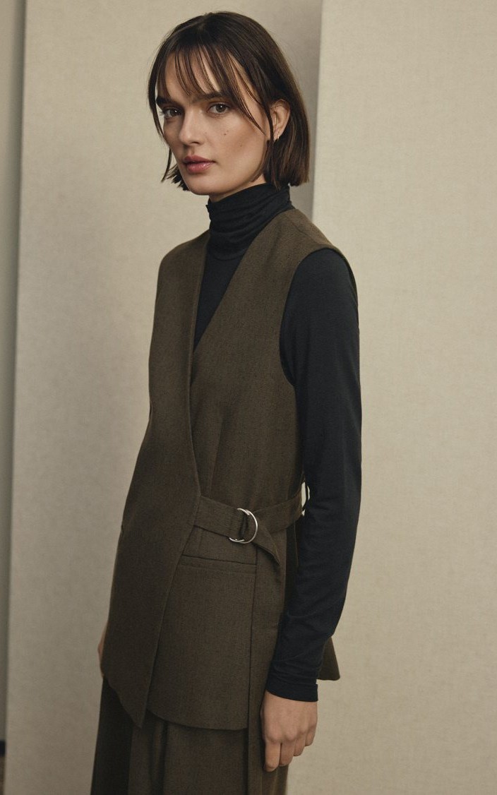 Groen Vest mouwloos