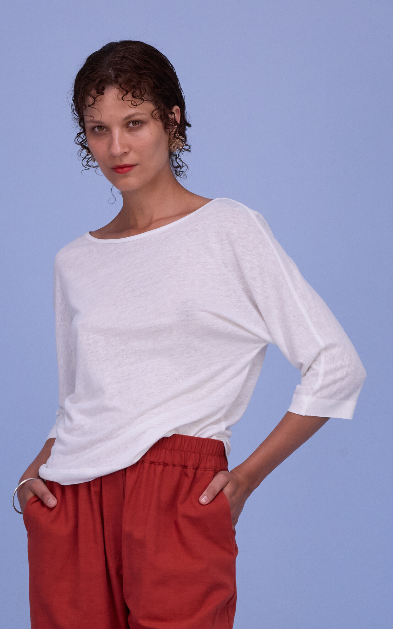 Wit T-shirt/top