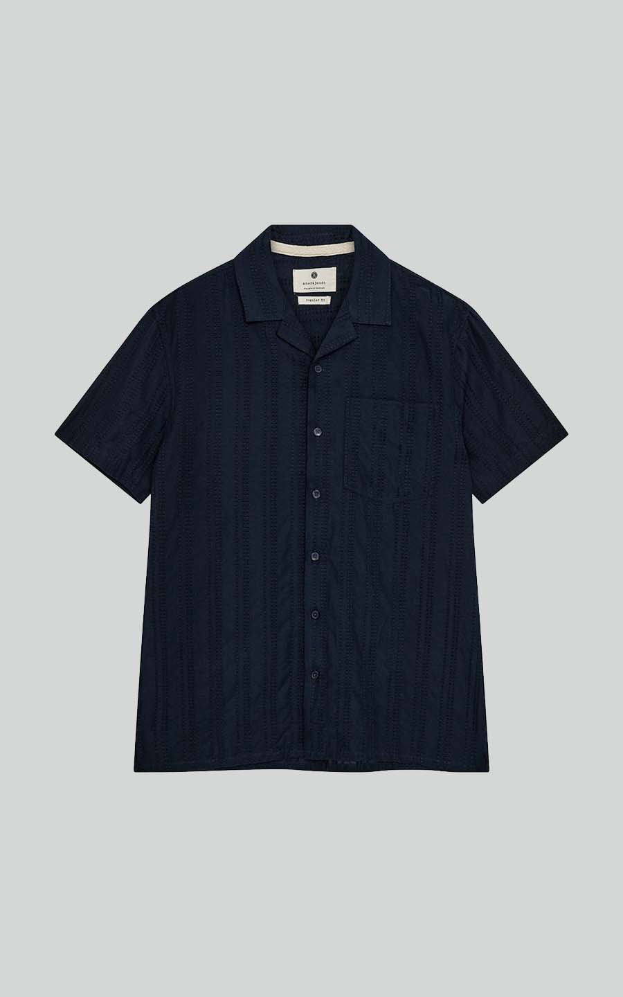 Donkerblauw Hemd