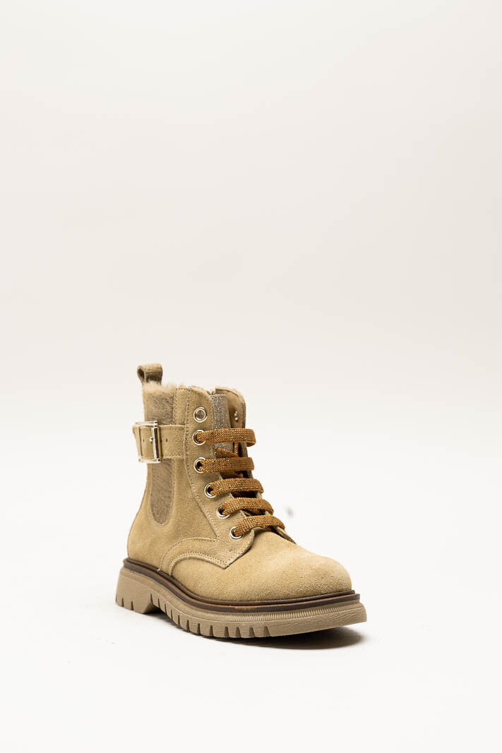 Beige Veterbottine