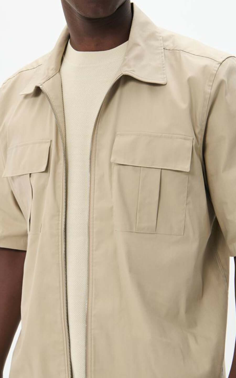 Beige Hemd