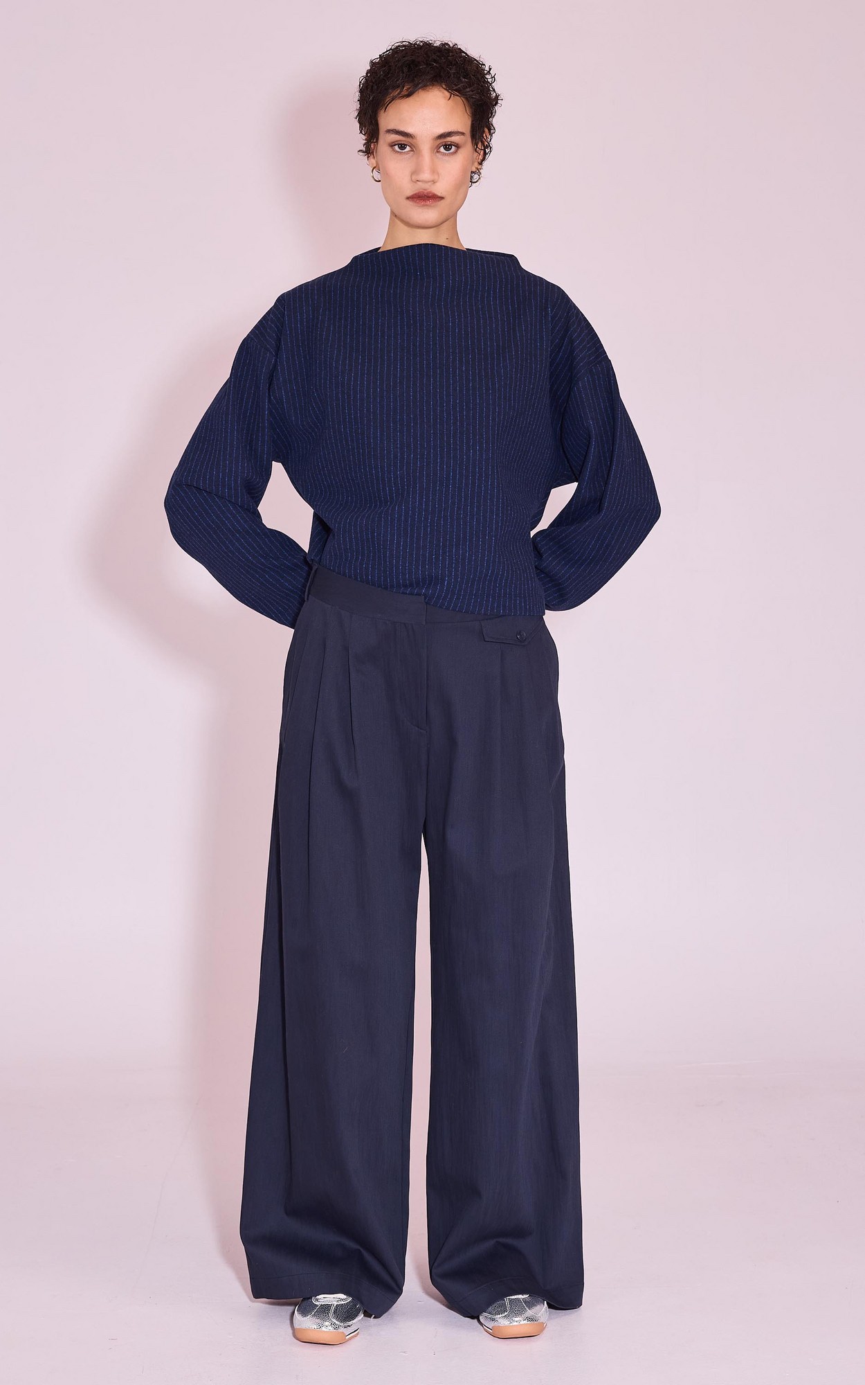Donkerblauw Broek image