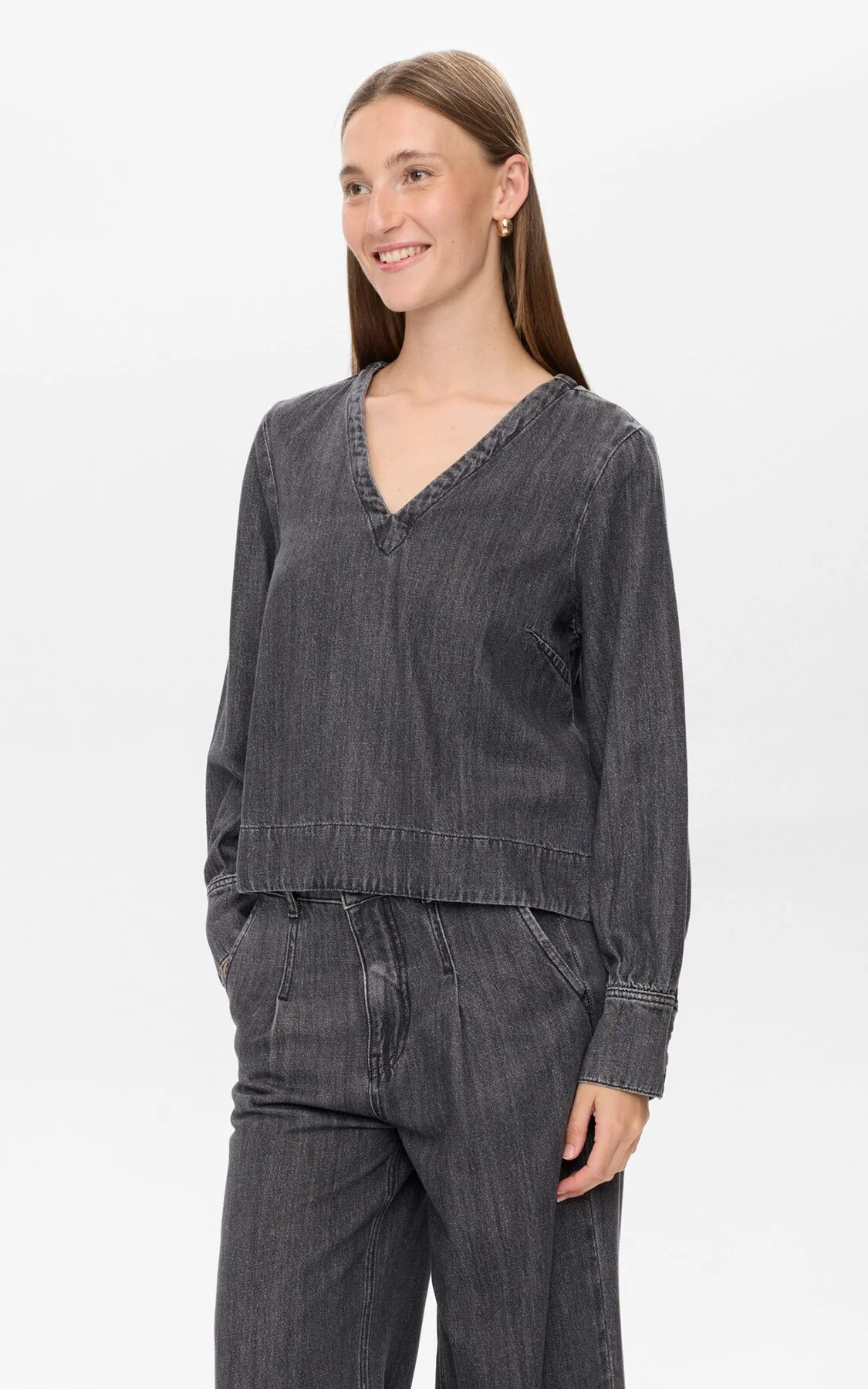 Grijs Blouse
