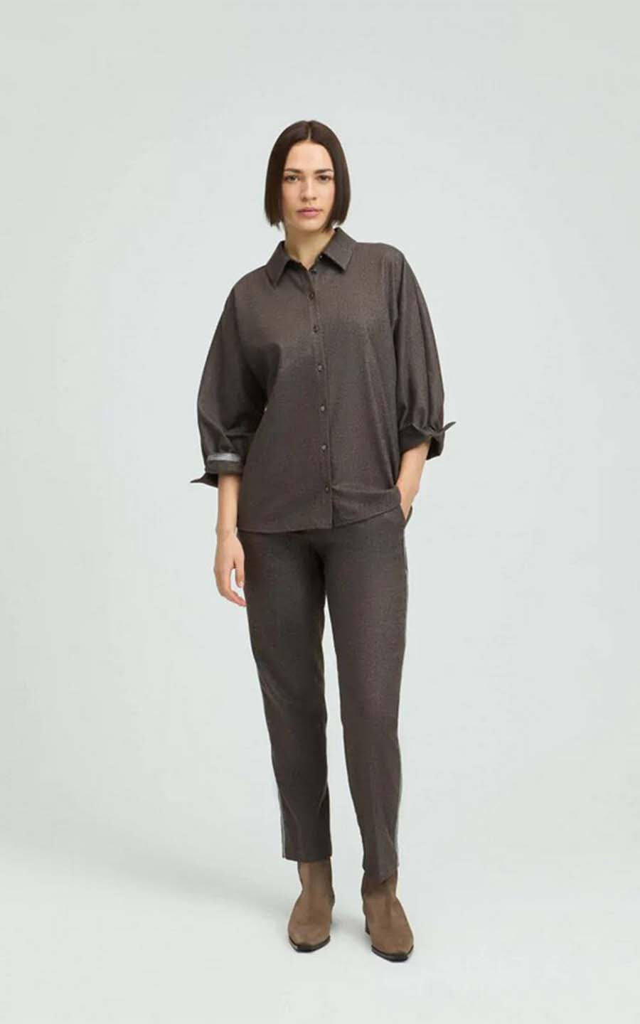 Taupe Hemd