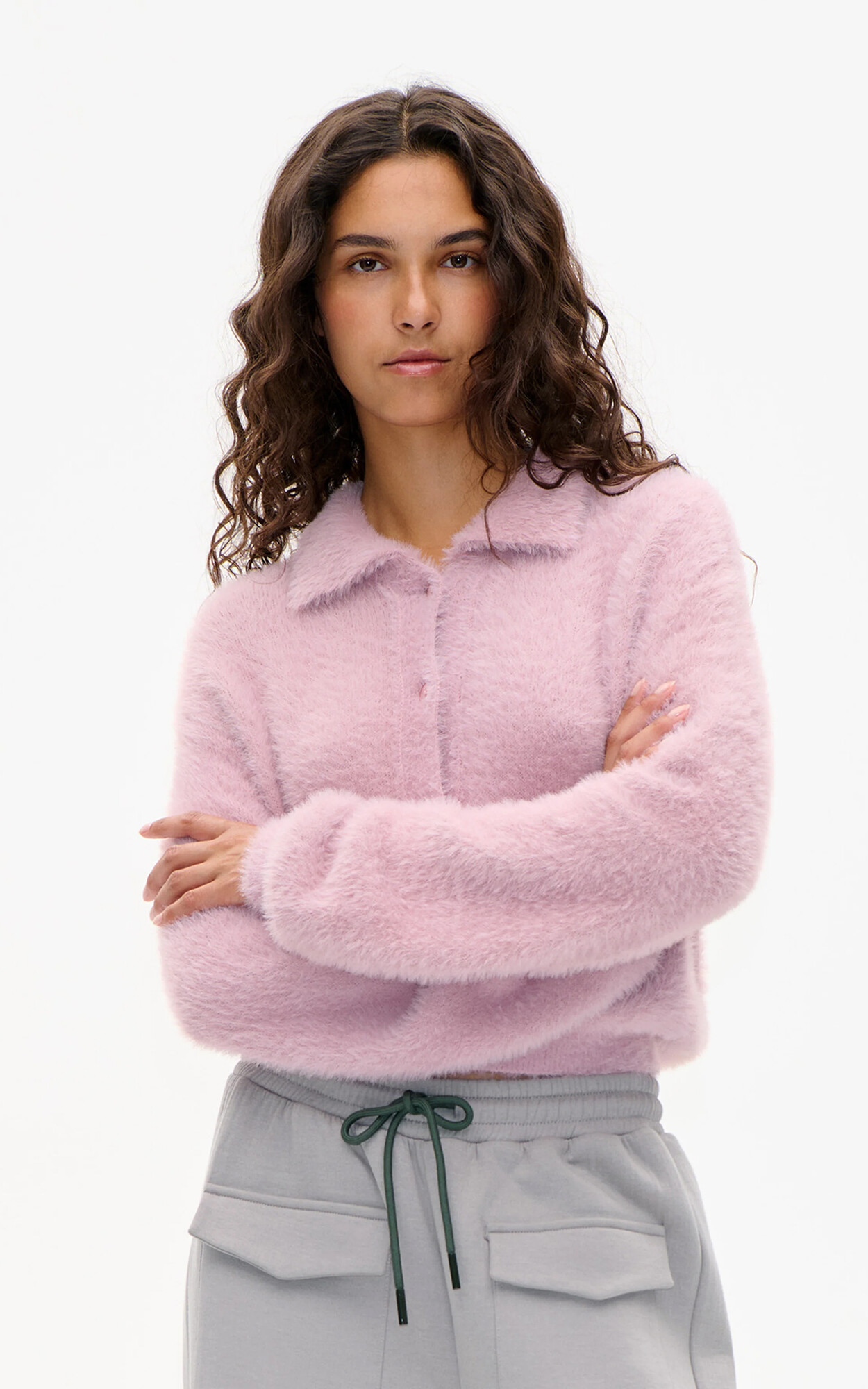 Roze Cardigan