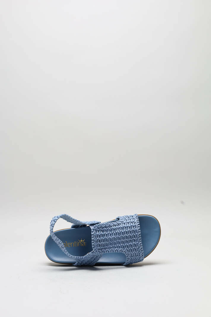 zoom in on Blauw Sandaal plat image Blauw Sandaal plat image