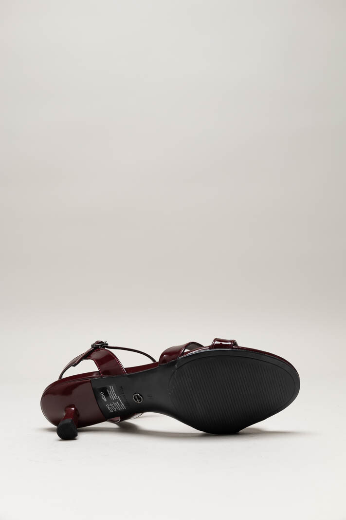 Bordeaux Sandaal hak image