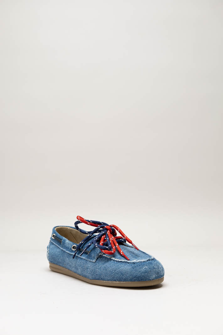 Blauw Bootschoen