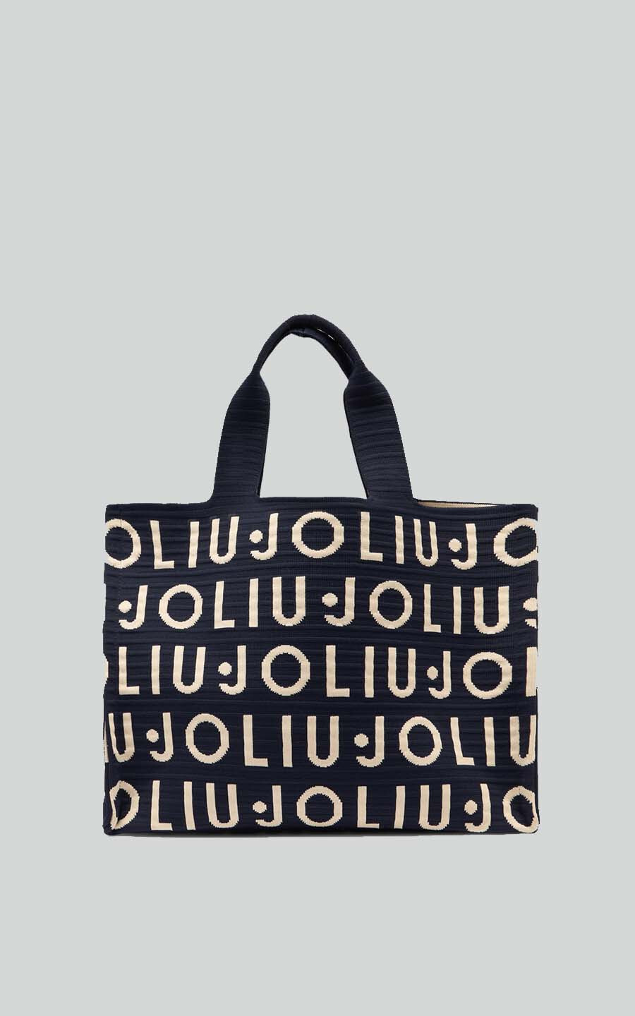 Donkerblauw Shopper