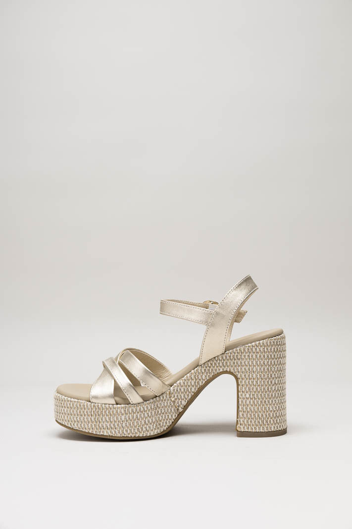 Goud Sandaal hak image