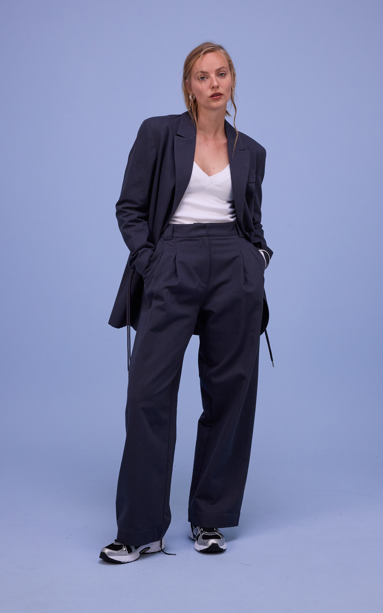 Donkerblauw Broek image