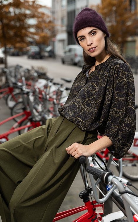 Donkerbruin Blouse image