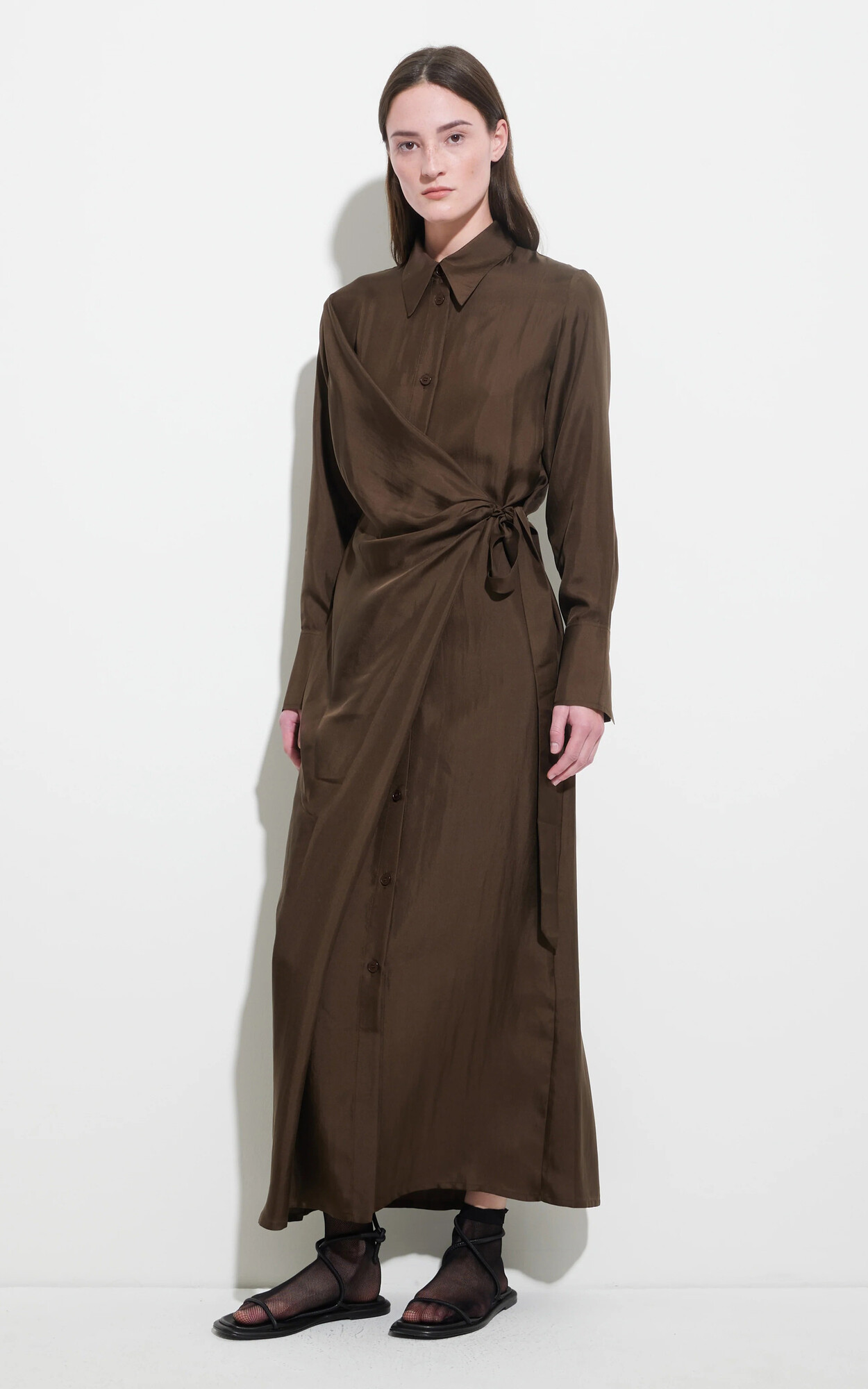 Bruin Jurk image