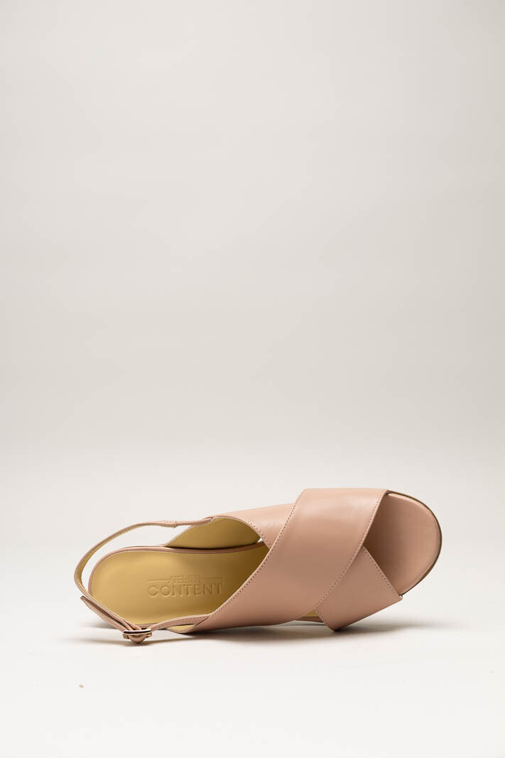 Nude Sandaal hak image