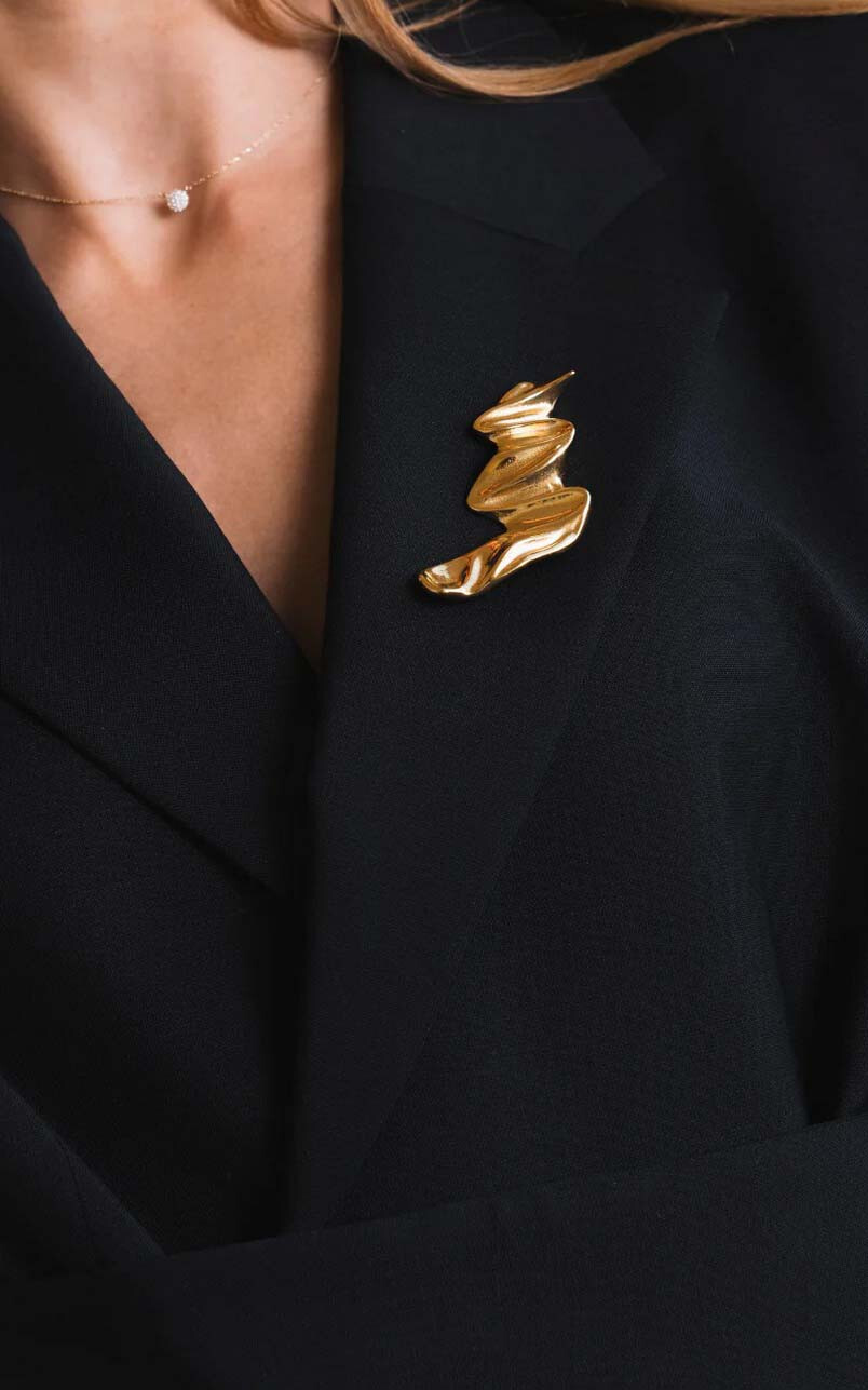 Goud Broche image