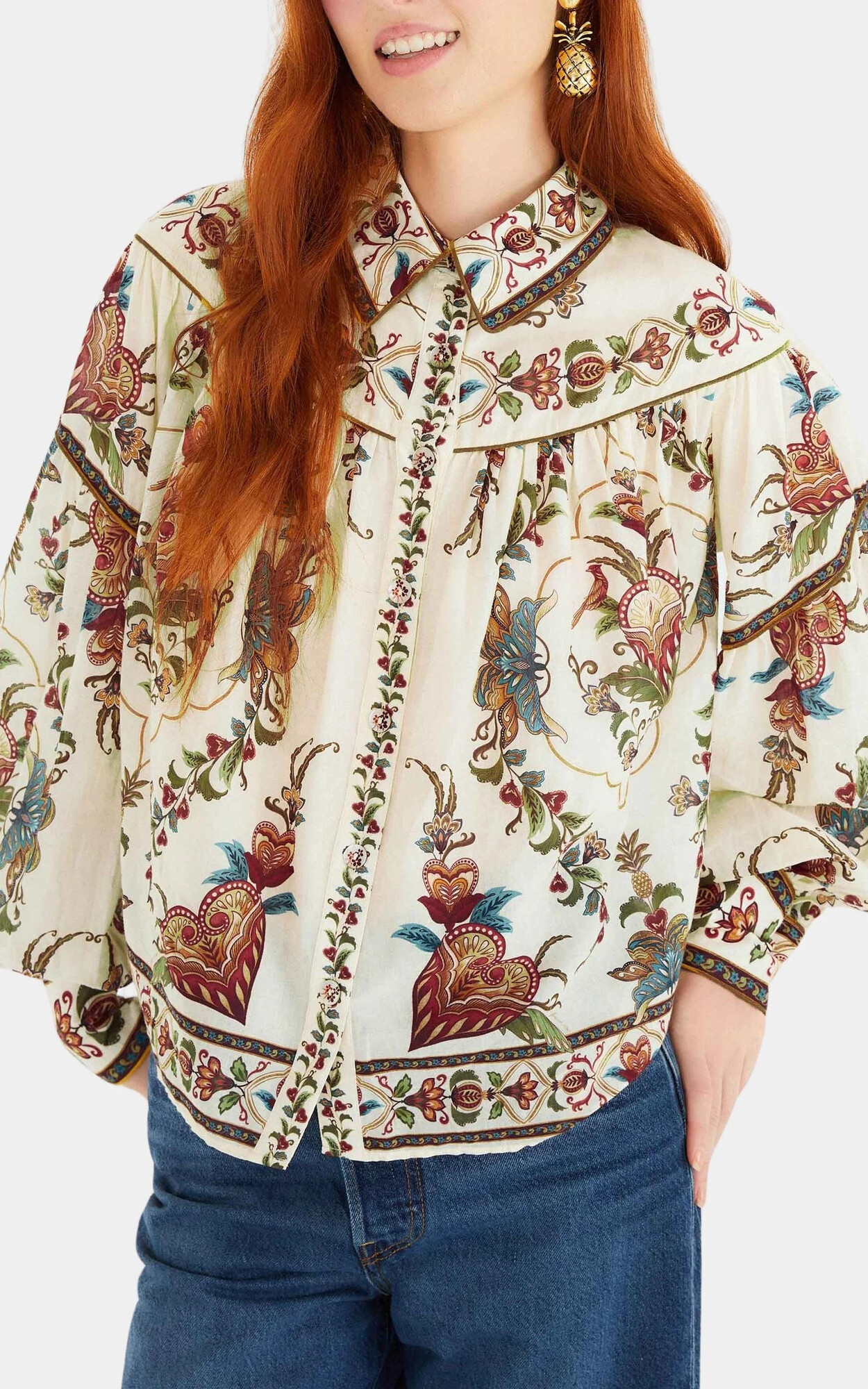 Multi beige Blouse