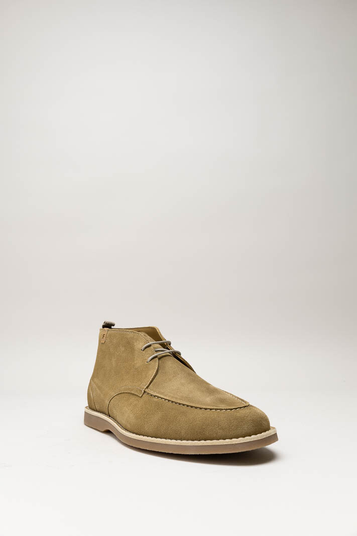 Kaki Veterschoen hoog