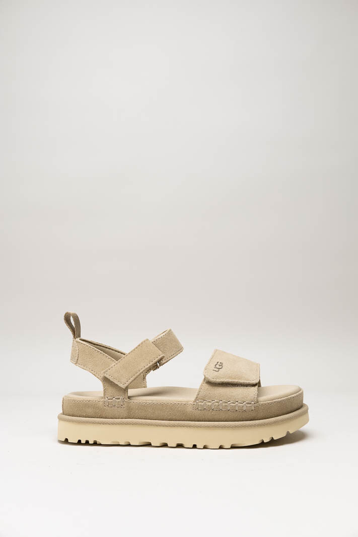 Beige Sandaal plat
