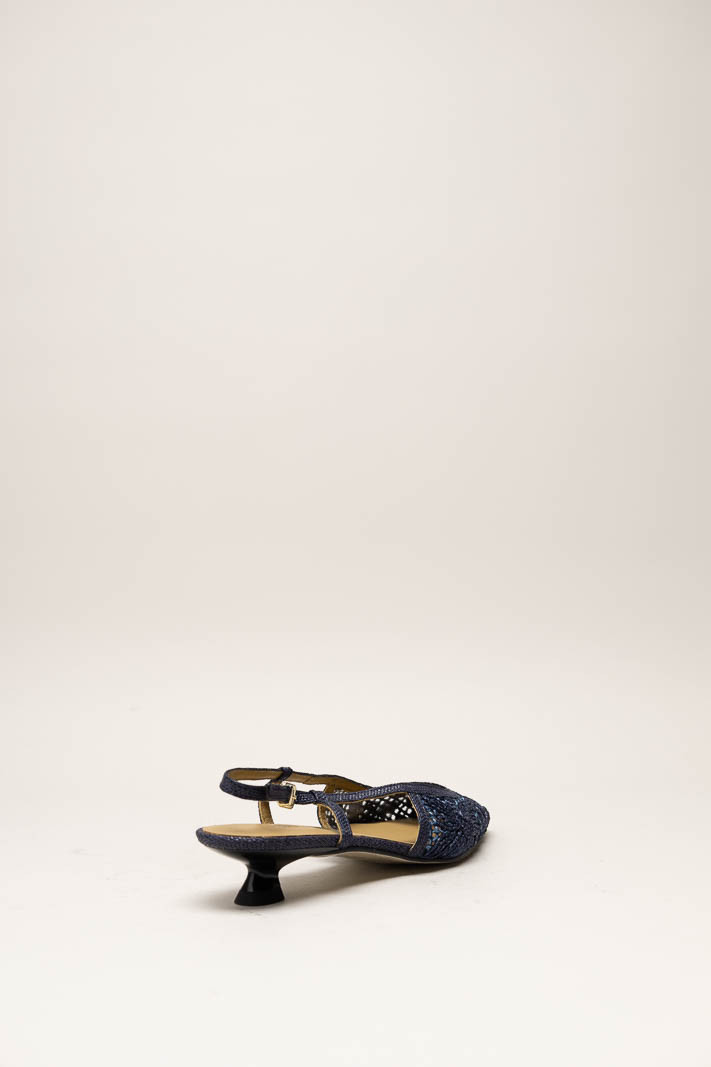 Donkerblauw Pump image