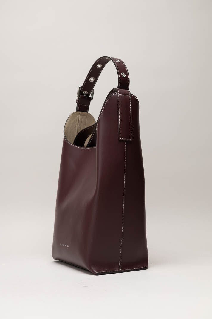 Aubergine Schoudertas image