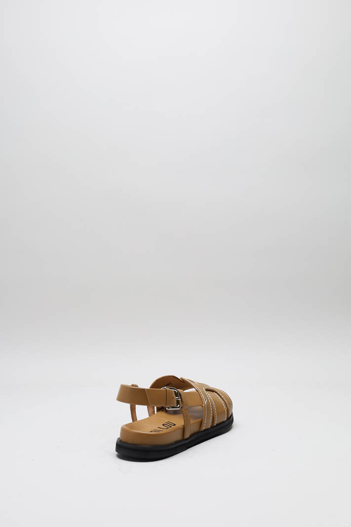 Bruin Sandaal plat image