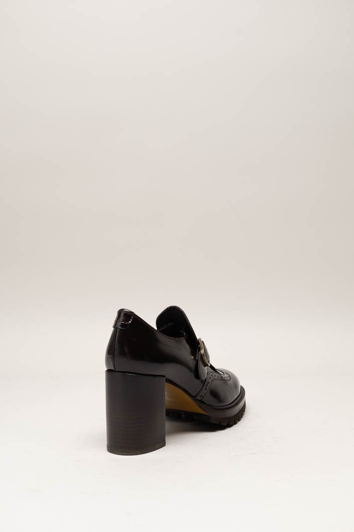 Donkerbruin Mocassin hak image