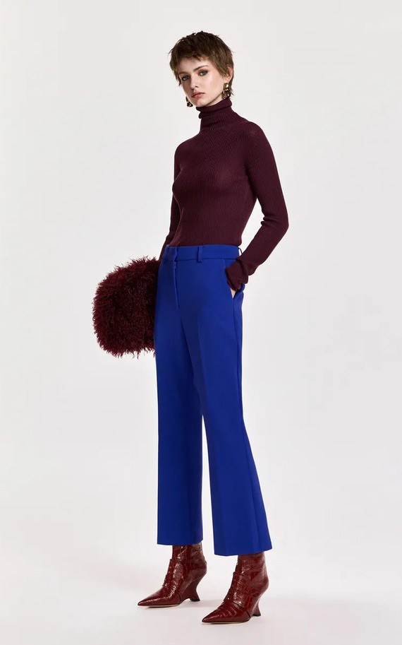 Aubergine Trui image