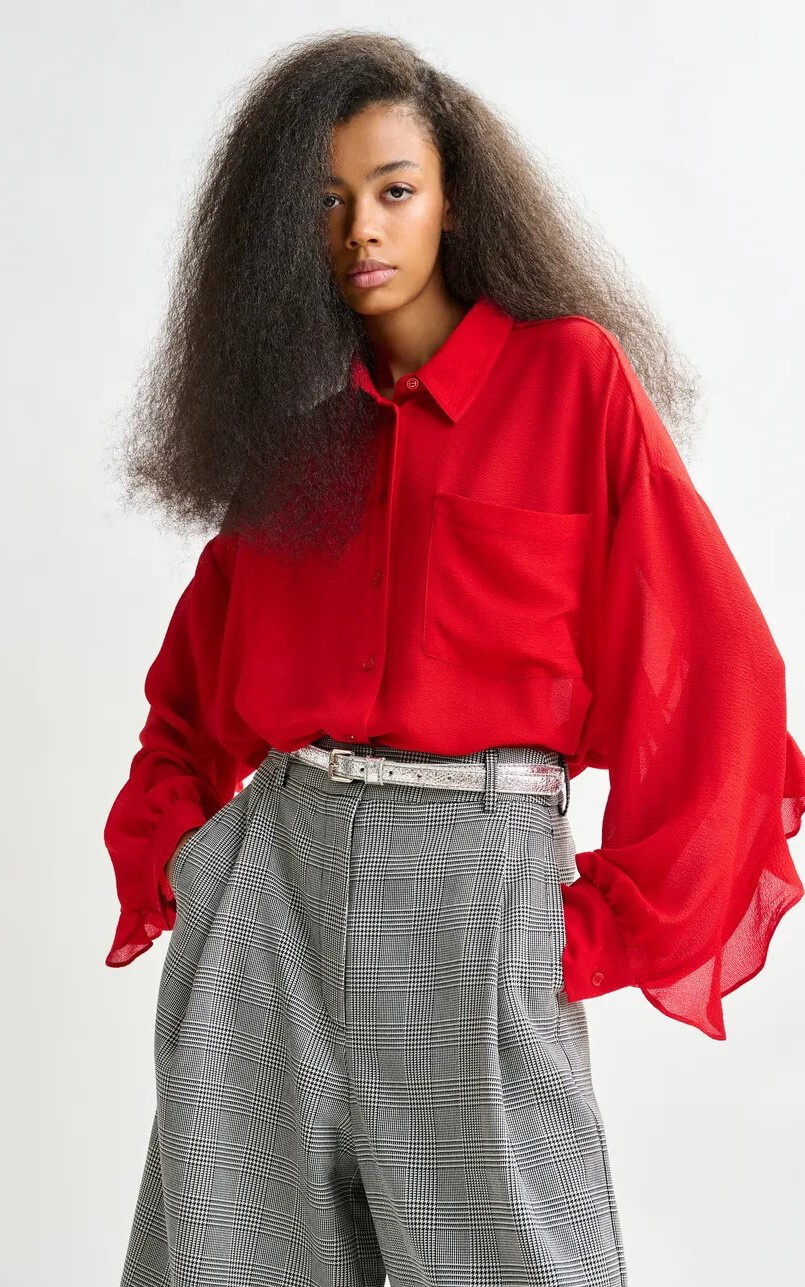 Rood Blouse