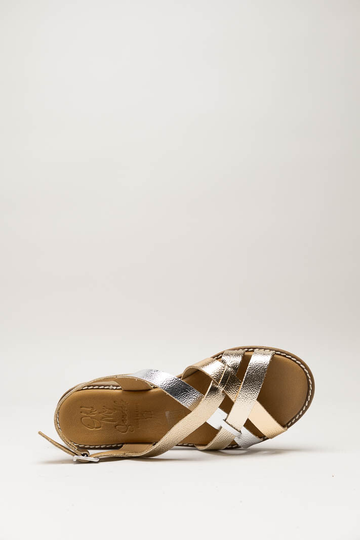 Goud Sandaal plat image