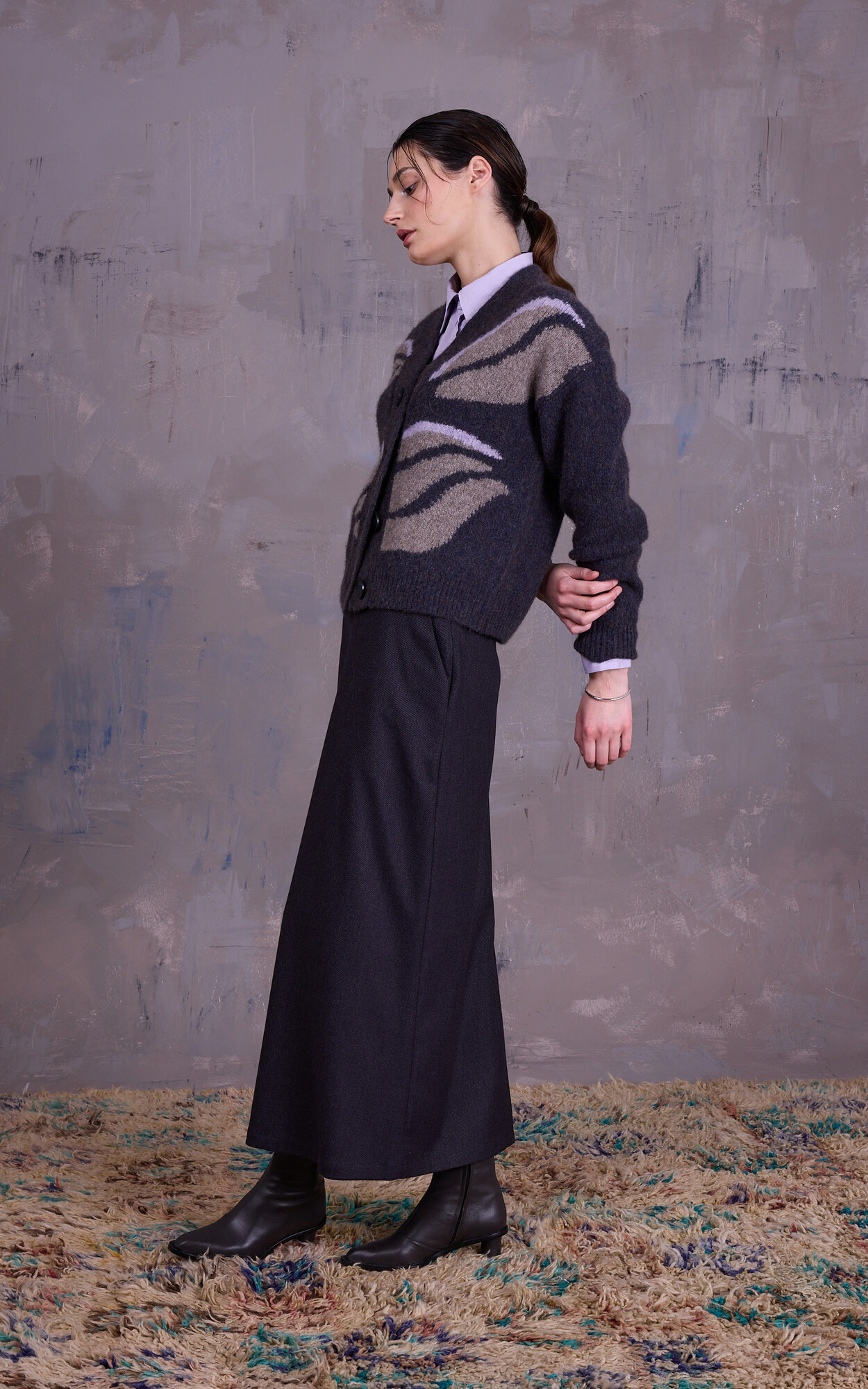 Blauw Cardigan