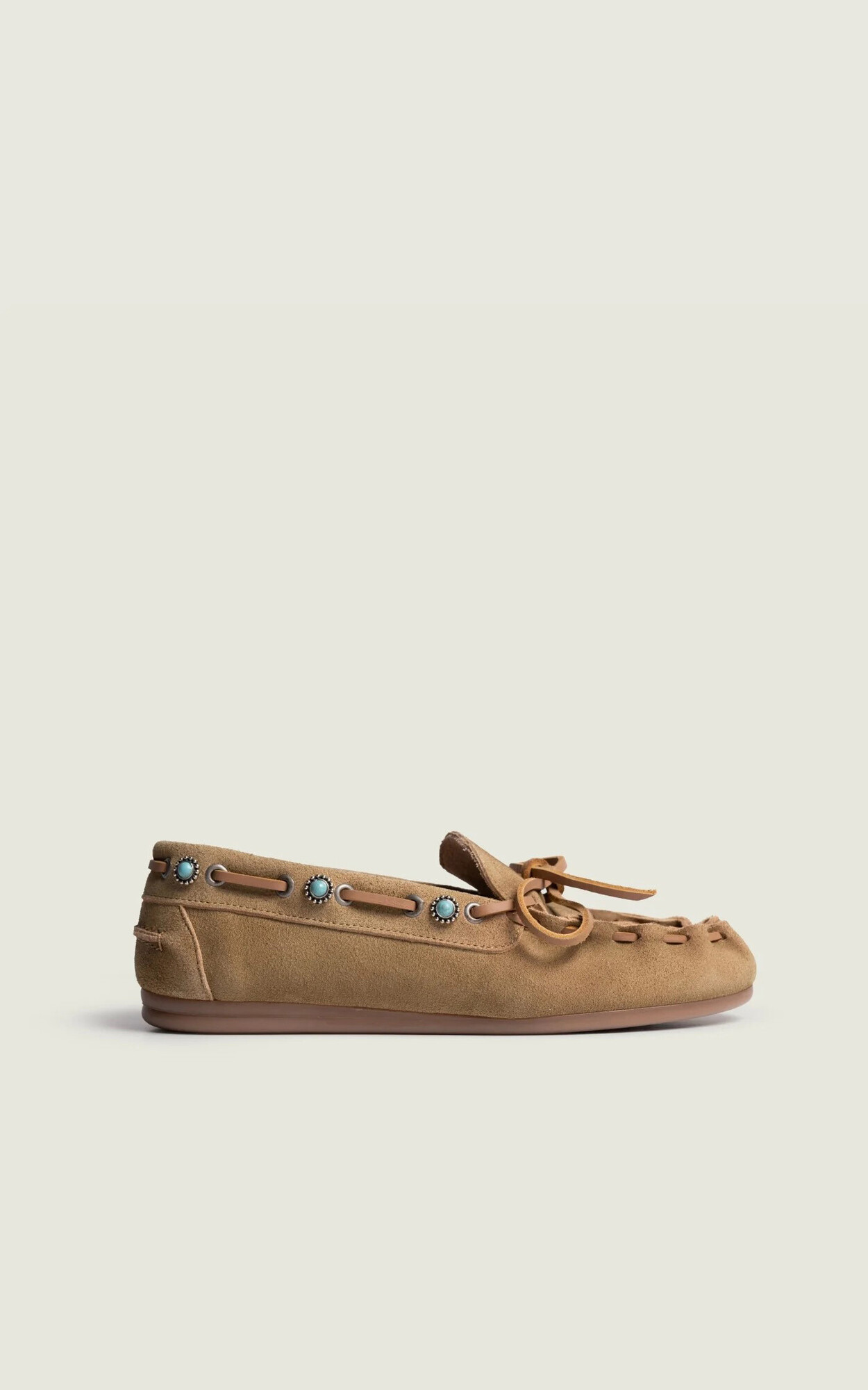 Beige Bootschoen