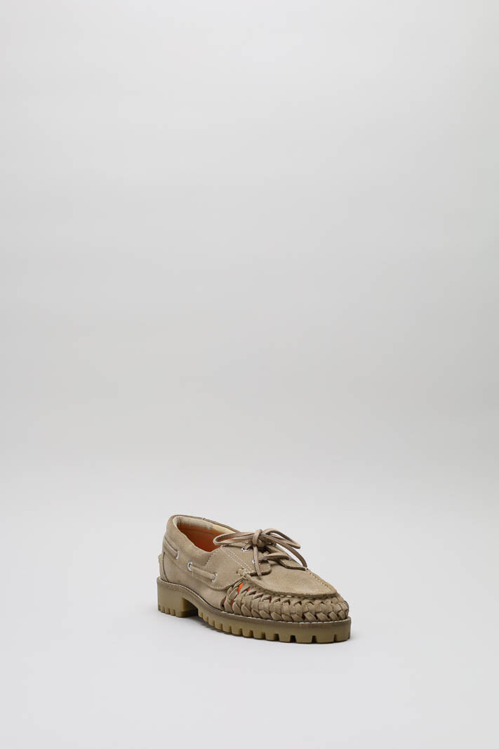 Taupe Bootschoen