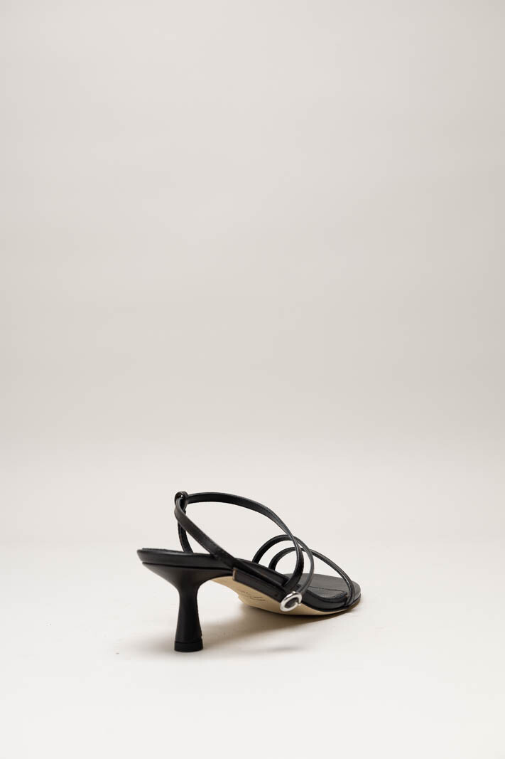 Donkerbruin Sandaal hak image