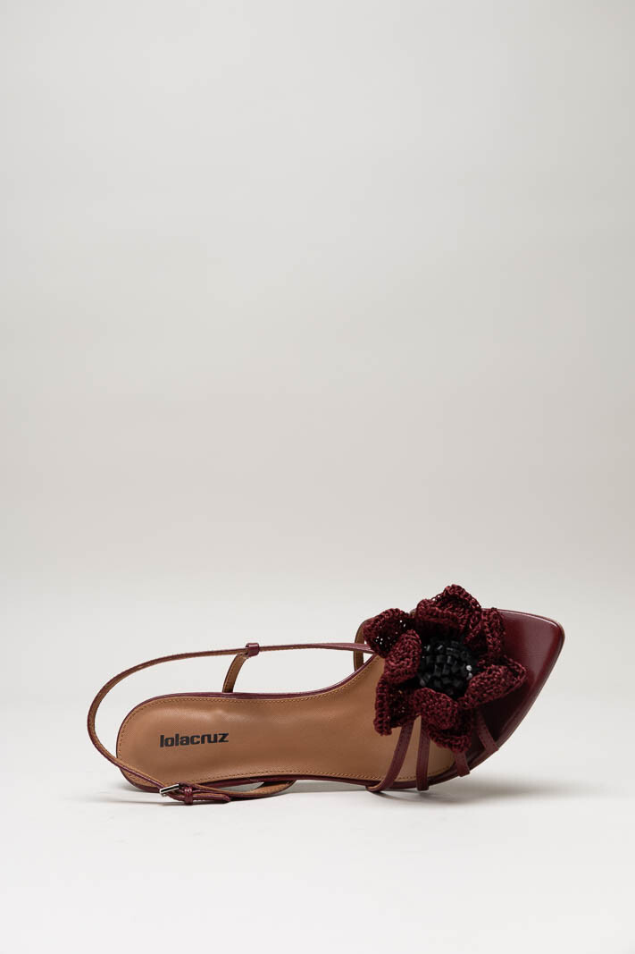 Bordeaux Sandaal hak image