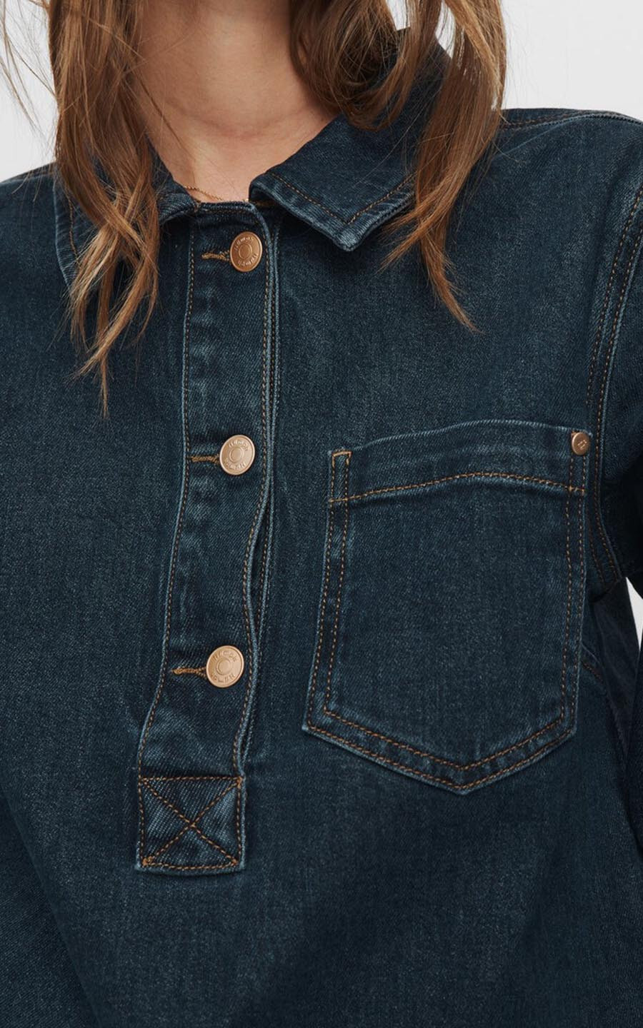 zoom in on Jeans Blouse image Jeans Blouse image