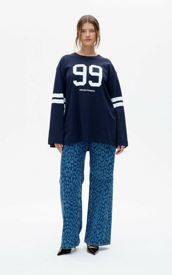 Blauw T-shirt/top