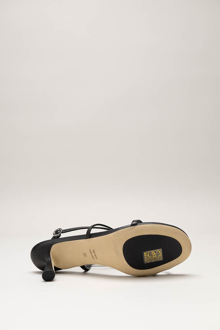 Donkerbruin Sandaal hak image