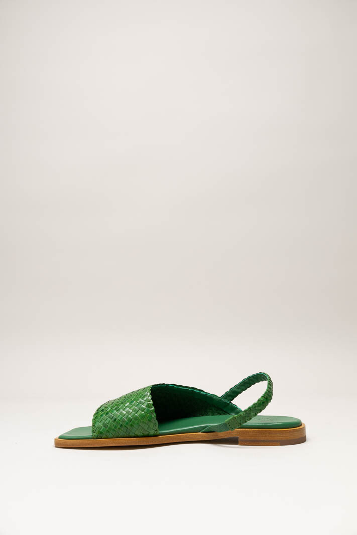 Groen Sandaal plat image