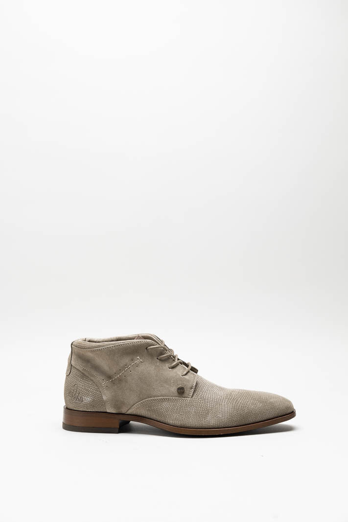 Beige Veterschoen hoog