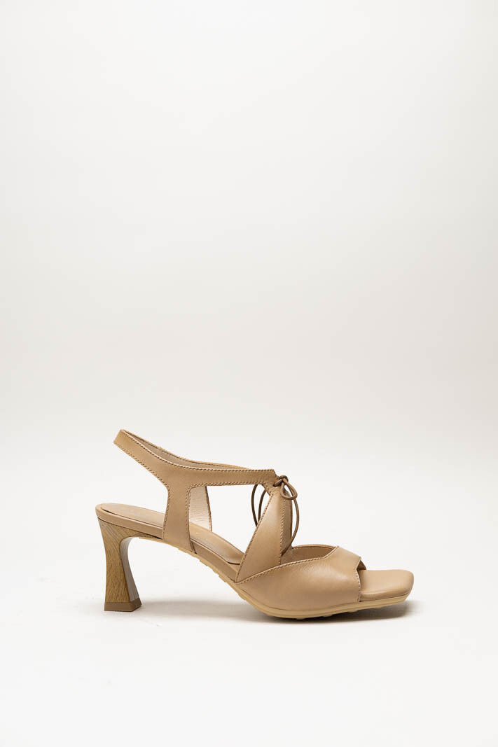 Nude Sandaal hak