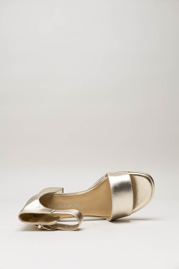 Goud Sandaal hak image