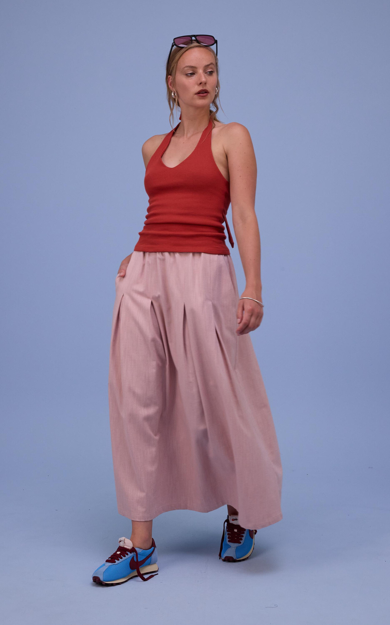 Roestbruin T-shirt/top