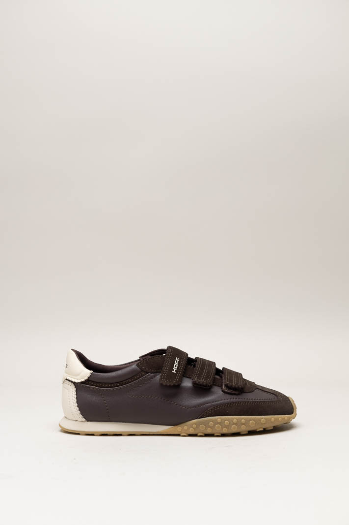 Donkerbruin Velcroschoen