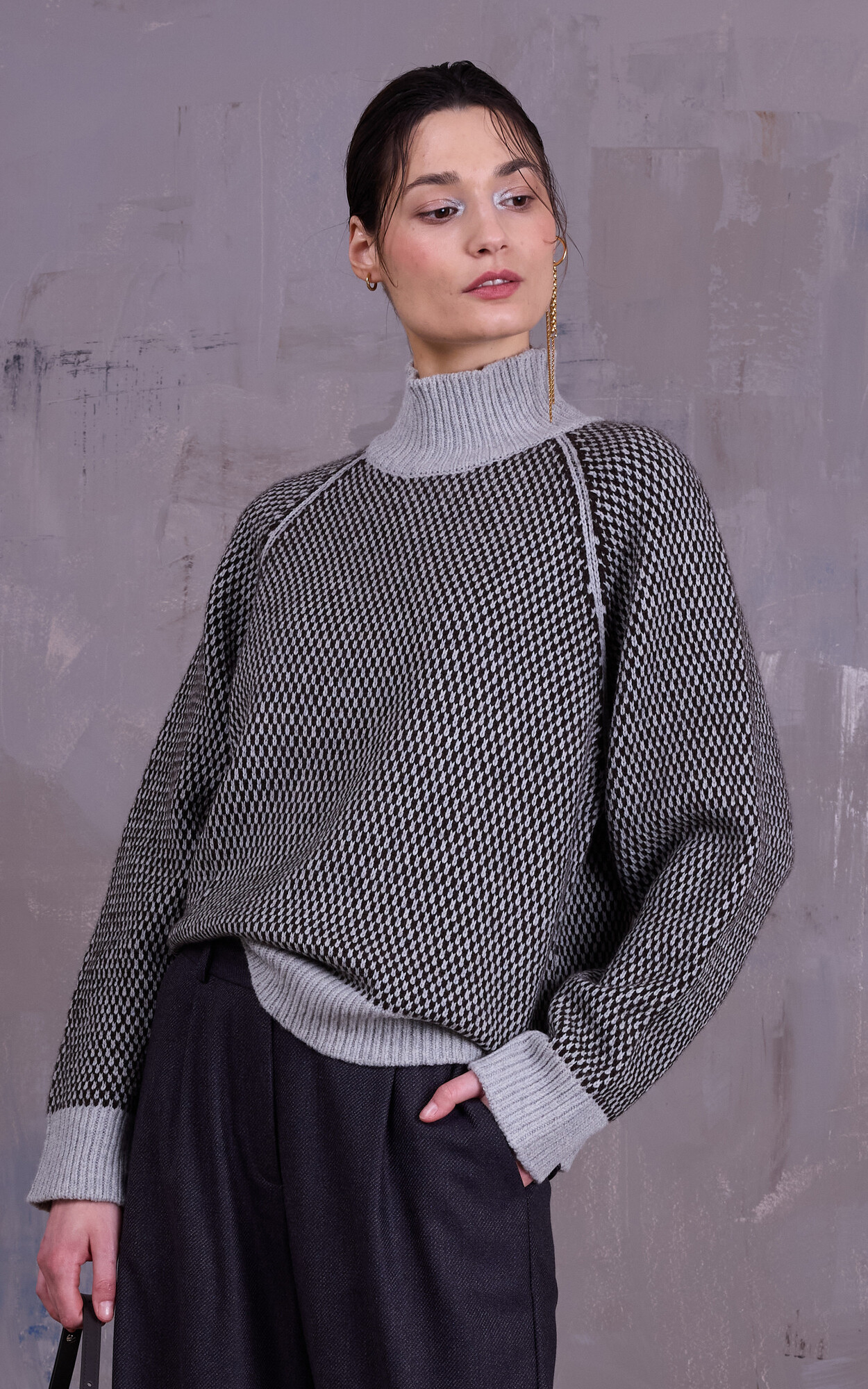 Grijs Sweater/trui