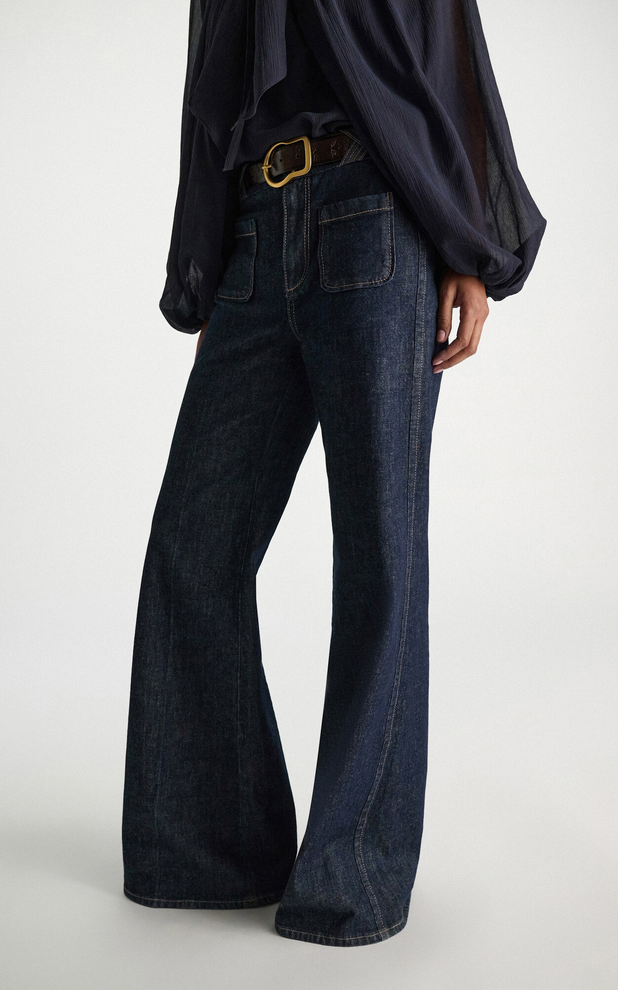 Donkerblauw Jeansbroek