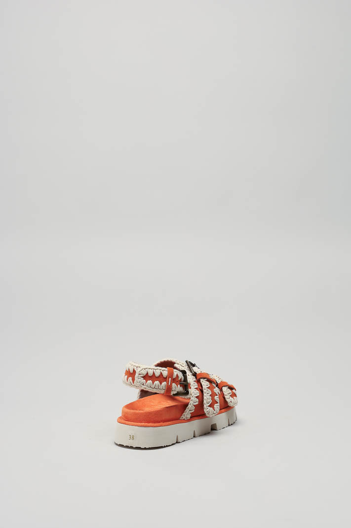 zoom in on Oranje Sandaal plat image Oranje Sandaal plat image