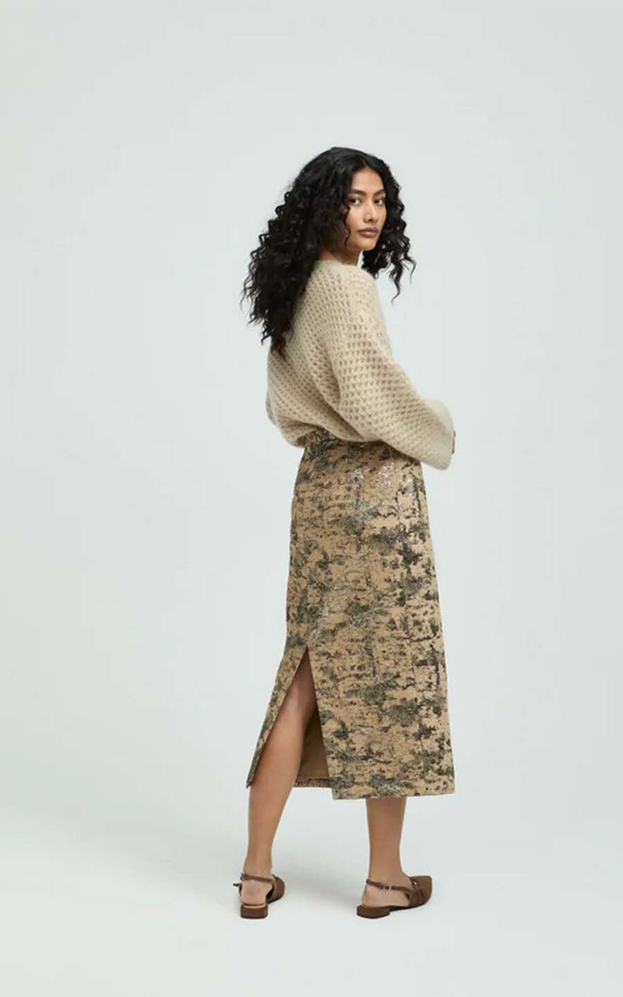 Beige Rok