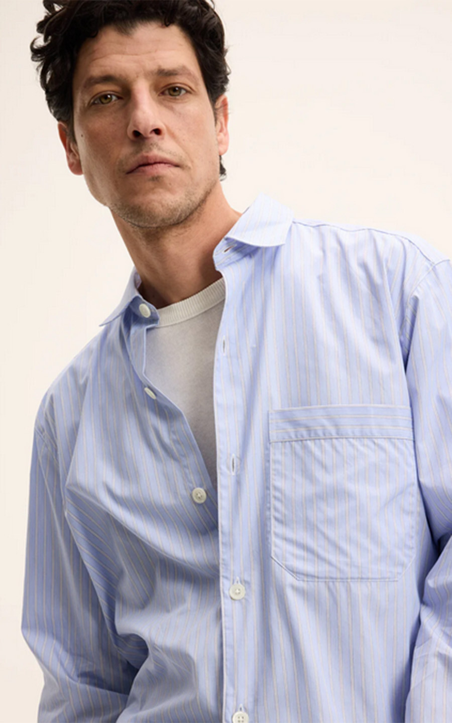 Lichtblauw Hemd