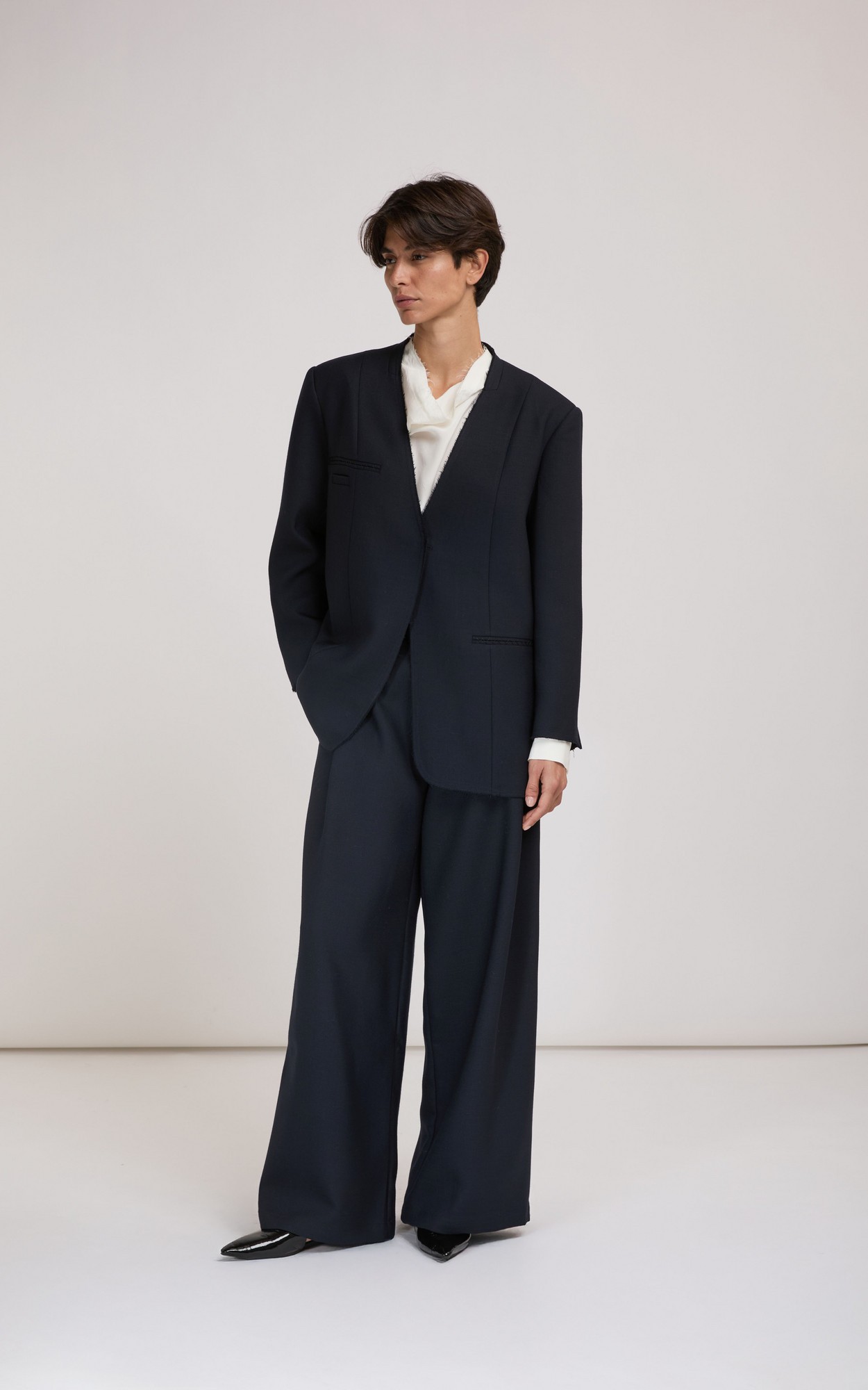 Donkerblauw Blazer