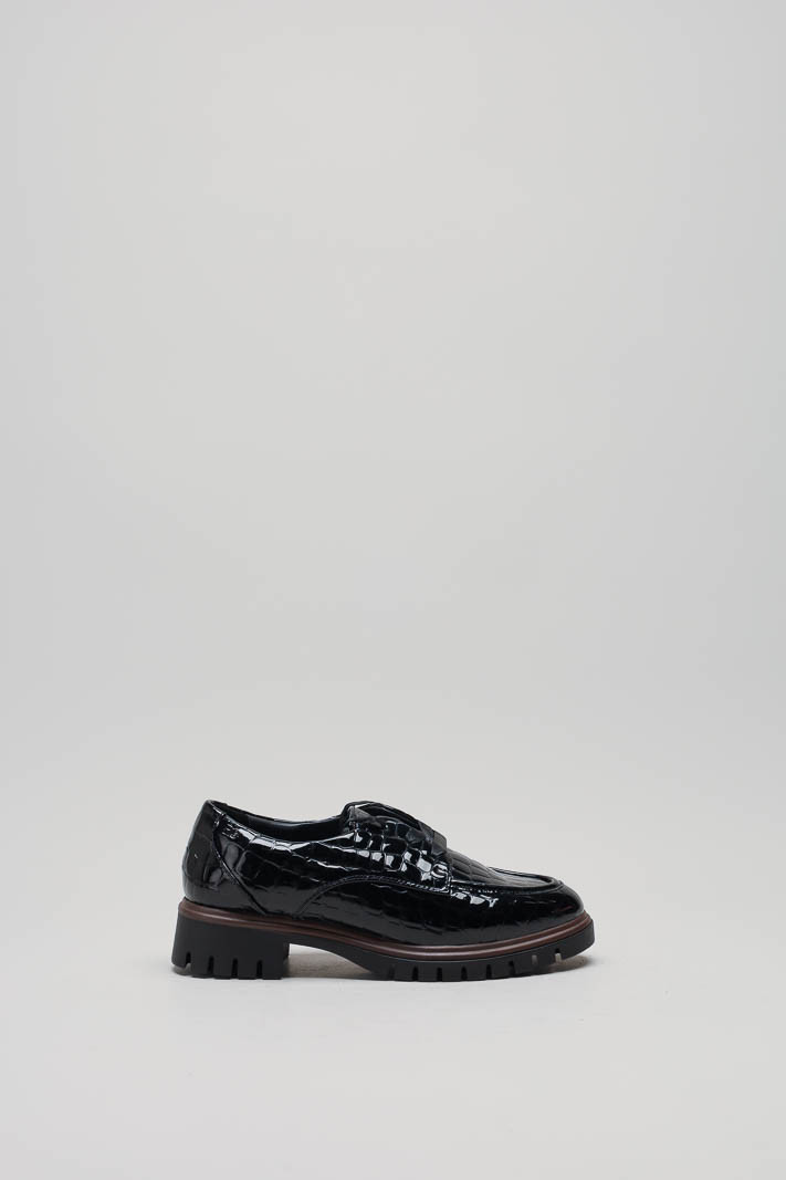 Zwart Veterschoen
